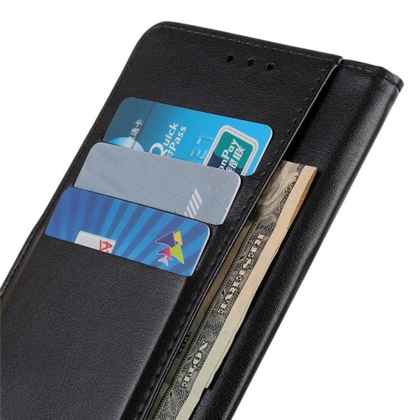 KHAZNEH Galaxy S23 Ultra Wallet Case Teline Flip PU-nahkaa - Sv