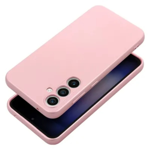 Galaxy S23 FE -matkapuhelinsuojus, metallinen - vaaleanpunainen
