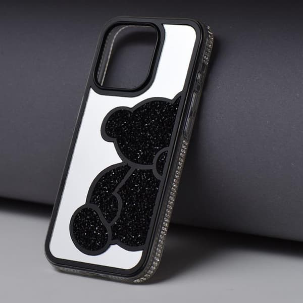 Mobilskal till iPhone 13 Pro Teddy Bear - Svart Black