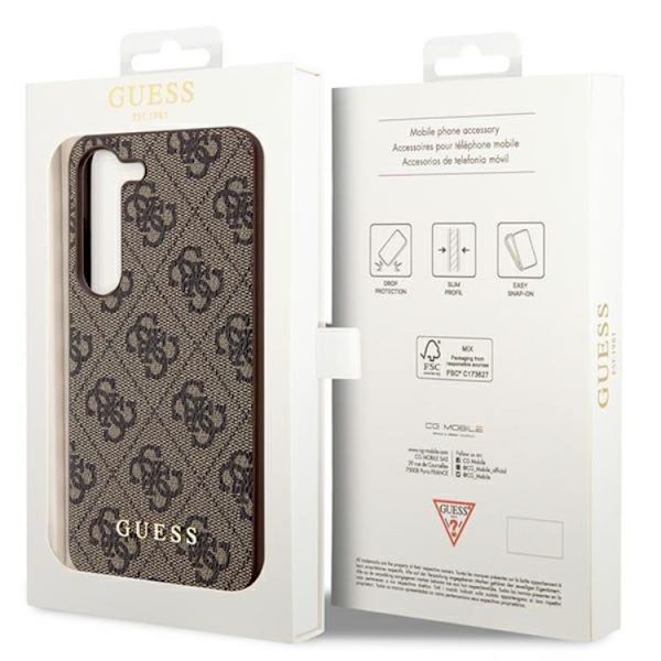 Guess Galaxy S24 Mobilskal Charms Collection - Brun