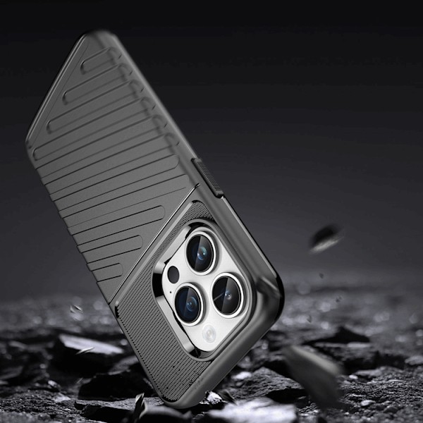 iPhone 15 Pro Max Mobilskal Thunder Armored - Svart Svart