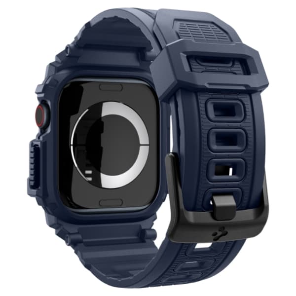 Spigen Apple Watch 10 (46mm) Armbånd Rugged Armor Pro - Marineblå Blå