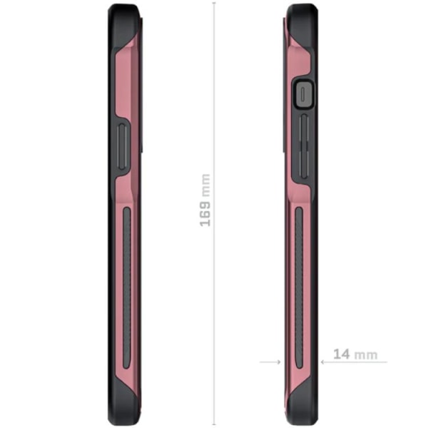 Ghostek Atomic Slim MagSafe -kuori iPhone 13 Pro Max - vaaleanpunainen