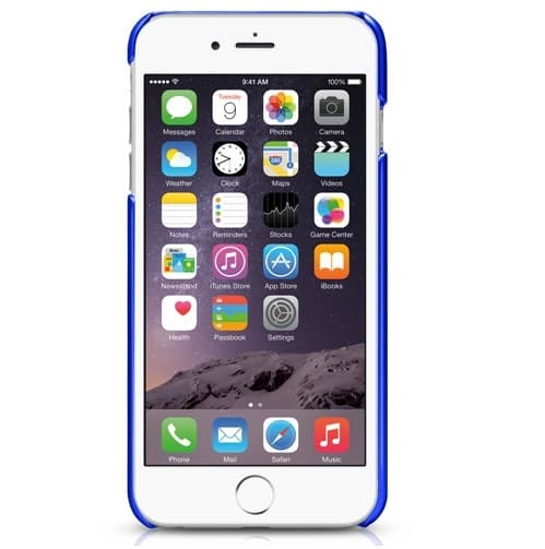 Macally Skal till Apple iPhone 6(S) Plus - Metallic Blue Blå