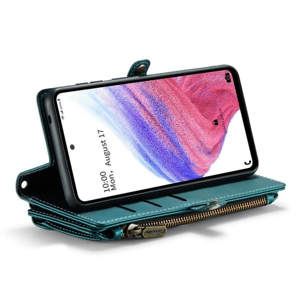 CASEME Plånboksfodral Konstläder för Samsung Galaxy A53 5G - Grön