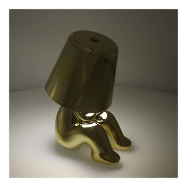 Sengebordlampe GOLD MAN Seat (model 4) MLTL Guld