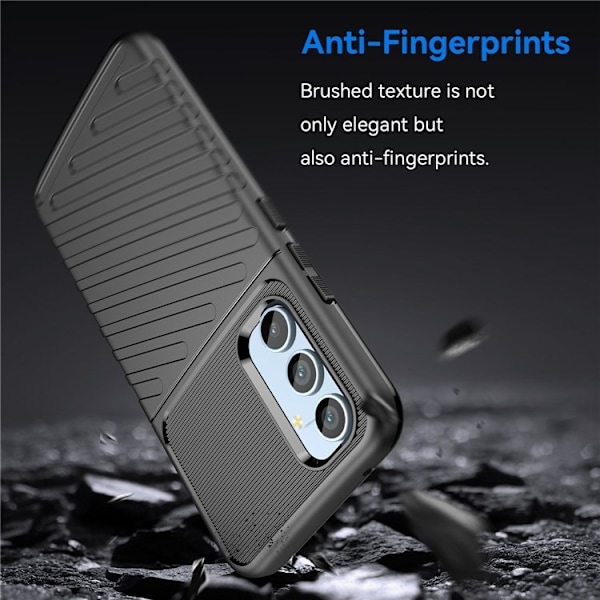 Galaxy A54 5G Mobilskal Thunder Twill - Svart Svart