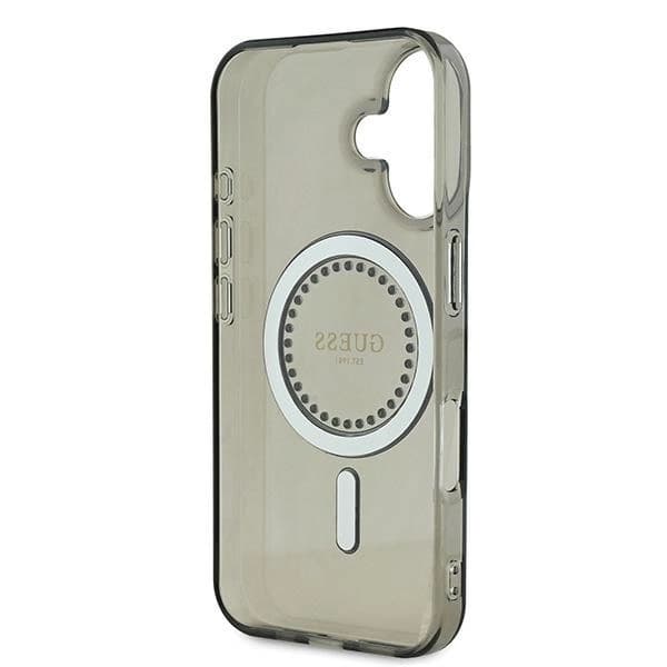 Guess Mobilskal till iPhone 16 MagSafe IML Rhinestones - Svart Svart