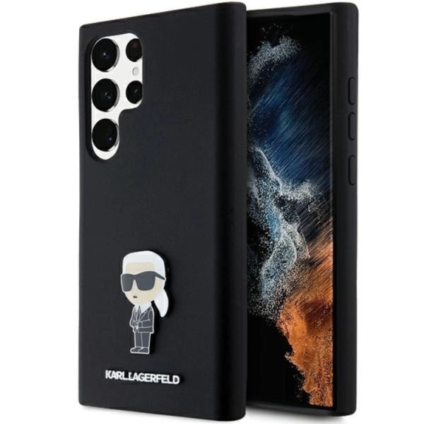 Karl Lagerfeld Galaxy S23 Ultra Mobilskal Silikon Ikonik Metal P