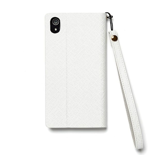 Zenus Minimal Diary Väska till Sony Xperia Z2 - Vit Vit