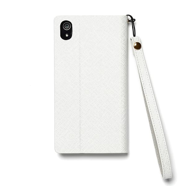Zenus Minimal Diary Väska till Sony Xperia Z2 - Vit White
