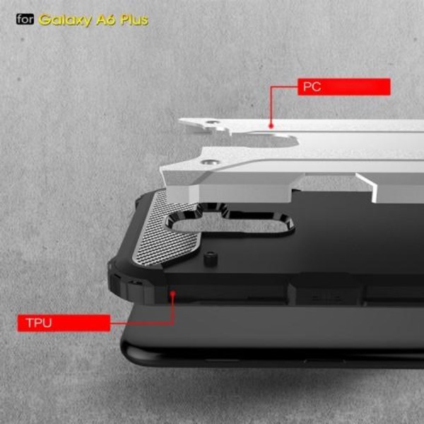 Hybrid Armor Mobilskal till Samsung Galaxy A6 Plus (2018) - Rose