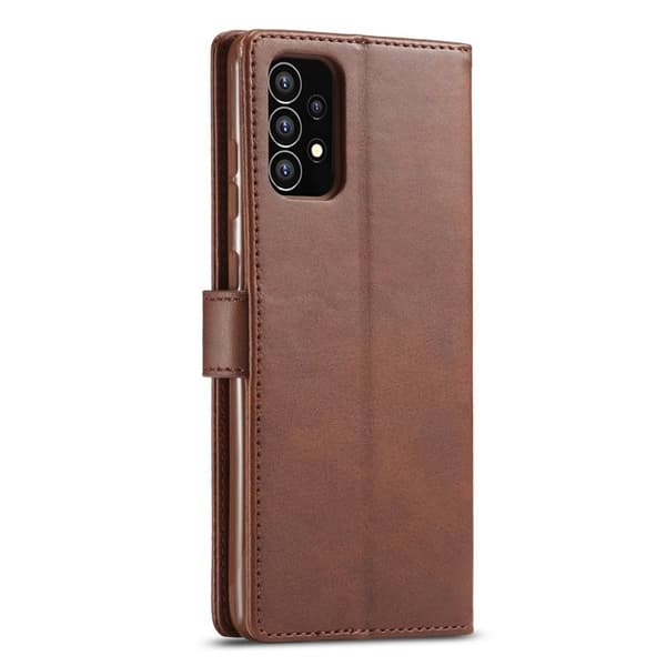 LC.IMEEKE Samsung Galaxy A53 5G Plånboksfodral Konstläder - Brun
