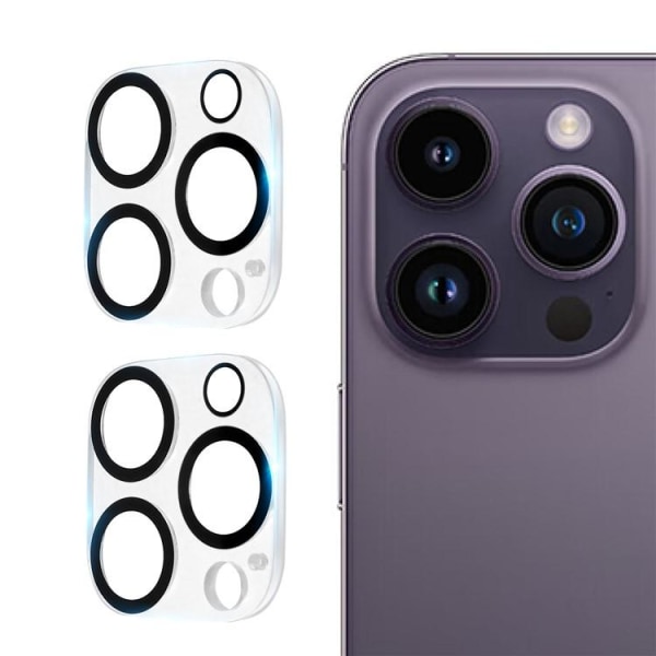 [2-PACK] iPhone 15 Pro Max/15 Pro -kameran linssin suojus karkaistua lasia