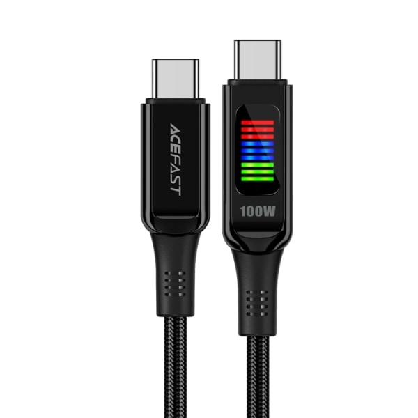 Acefast USB-C Till USB-C Kabel 1.2m 100W - Svart