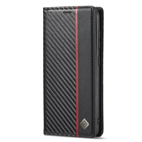 LC.IMEEKE Samsung Galaxy S22 Plånboksfodral Konstläder - Vit