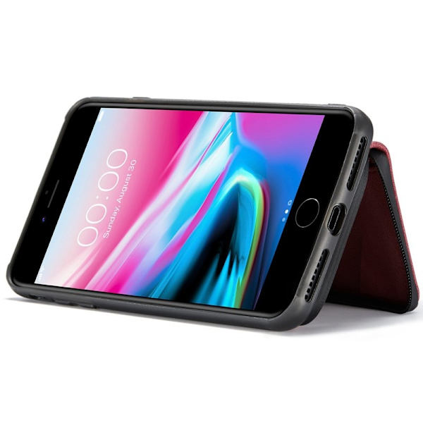 JEEHOOD Mobilskal till iPhone 7 Plus/8 Plus 2-i-1 Röd