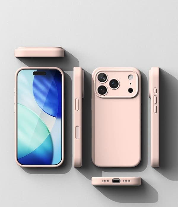 Ringke Mobilskal För iPhone 18 Pro Magsafe Magnetic Silikon - Rosa Sand