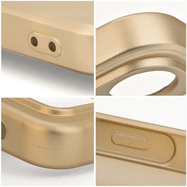 Telefontaske til iPhone 16 Plus Metallic - Guld Guld