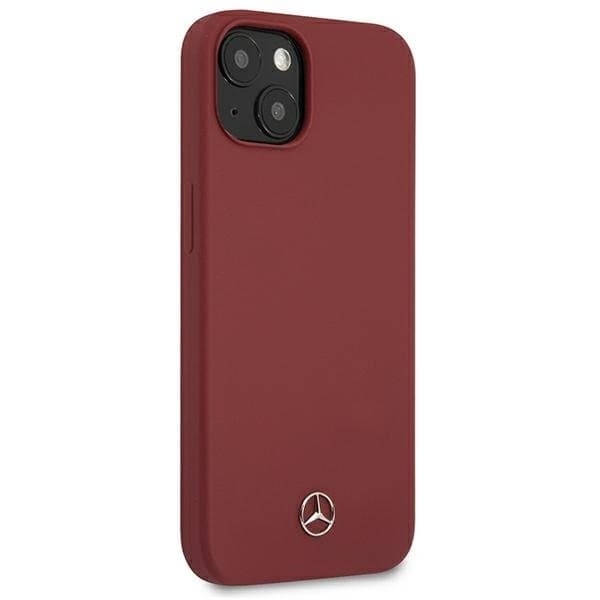 Mercedes Silicone Line Skal iPhone 13 Mini - Röd Röd
