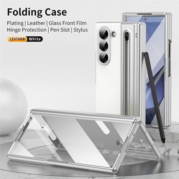 Mobilskal till Galaxy Z Fold7 Matte Electroplated - Vit Vit