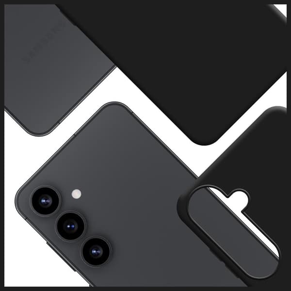 3MK Telefontaske til Galaxy S25 Plus MagSafe Hardy Silikone - Sort Svart