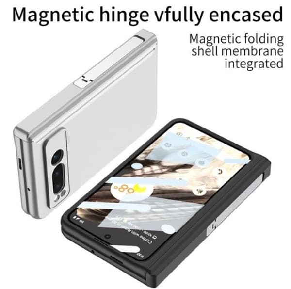 GKK Google Pixel Fold Mobilcover Kickstand Hård PC - Sort Black