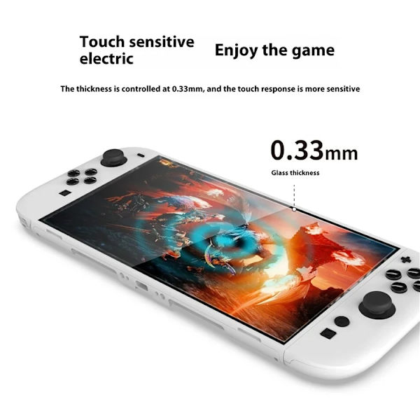 [2-Pack] PGTECH Nintendo Switch 2 Härdat glas Skärmskydd