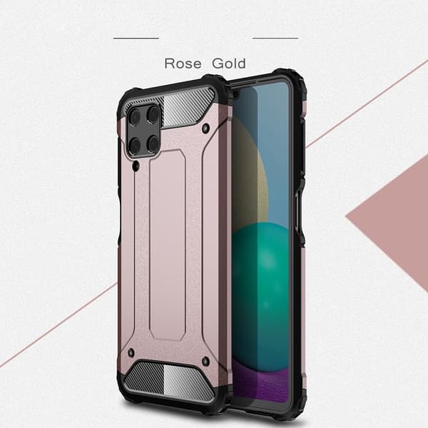 Tough Armor Telefontaske Galaxy A22 4G - Rose Guld Guld