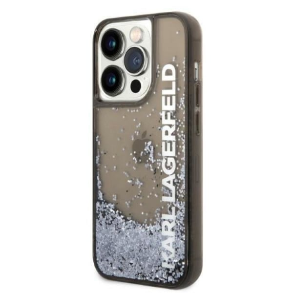 Karl Lagerfeld iPhone 14 Pro -puhelinkuori Magsafe Liquid Glitter