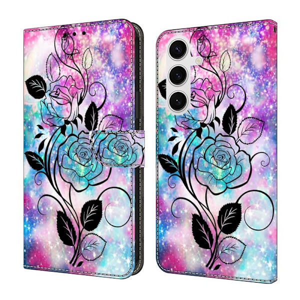 Samsung Galaxy S26 Plånboksfodral Mönstertryck Konstläder Flip Ställ - Pattern 2