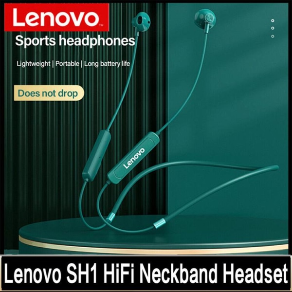 Lenovo Thinkplus SH1 trådløse hovedtelefoner med halsbånd - sort