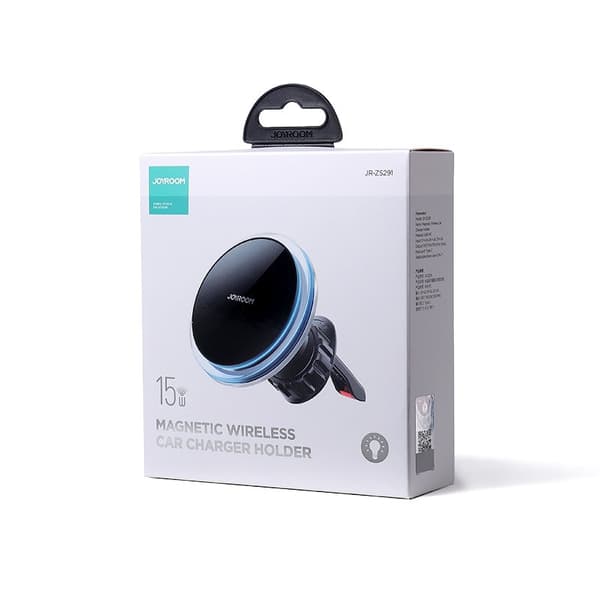 Joyroom Magsafe Bilholder Trådløs oplader 15W til ventilationsgitter - Black