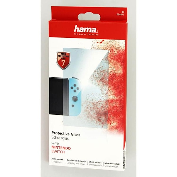 HAMA Skyddsglas för Nintendo Switch 2-pack