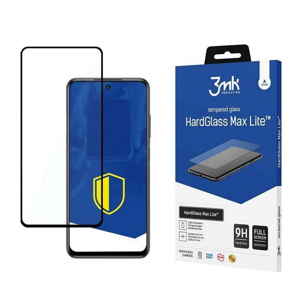 3MK Xiaomi Redmi Note 10/10S Karkaistu lasi Max Lite - Musta Black
