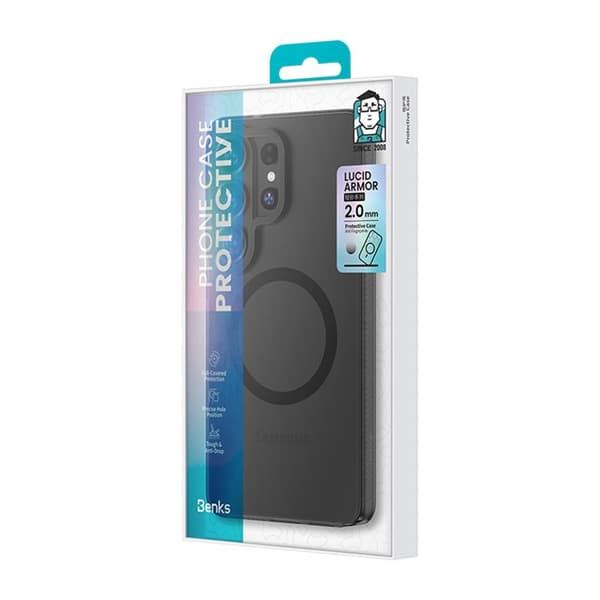 Benks Mobilskal för Samsung Galaxy S26 Magnetiskt PC + TPU - Svart