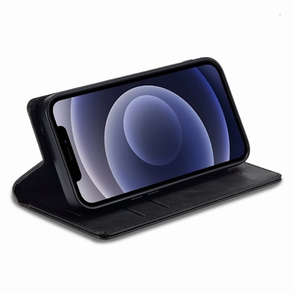 LC.IMEEKE iPhone 11 Plånboksfodral Konstläder - Svart