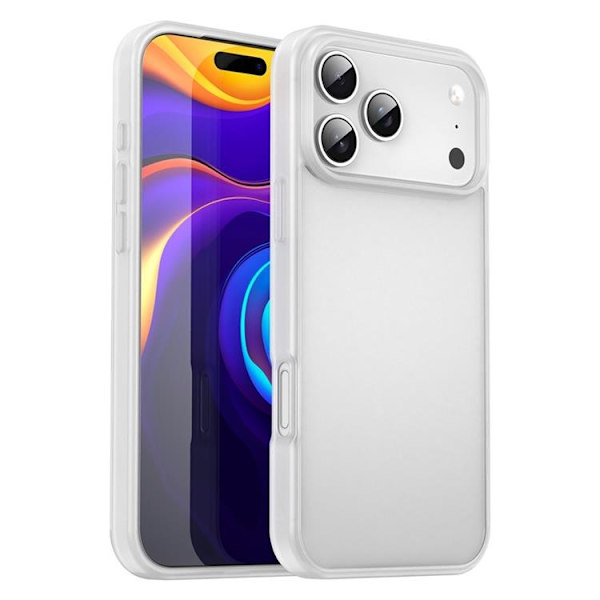 Mobilskal till iPhone 17 Pro Max Skin Touch Matte - Vit Vit