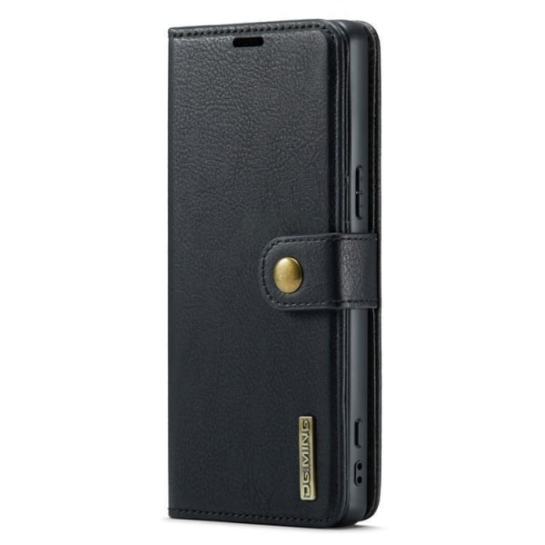DG.MING Sony Xperia 1 V tegnebog etui ægte læder 2i1 - sort