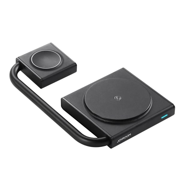 Joyroom 2-in-1 Trådlös Laddare Magsafe iPhone, Apple Watch 15W Qi Svart