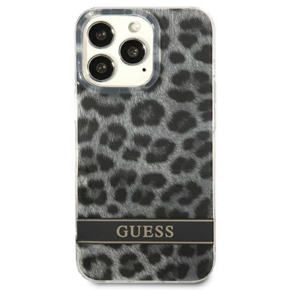 Guess Mobilskal till iPhone 13 Pro Leopard - Grå Grå