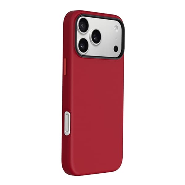 KZDOO Mobilskal till iPhone 17 Pro MagSafe PU + PC Shockproof Röd