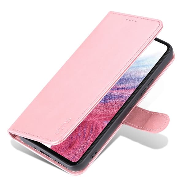 AZNS Samsung Galaxy A54 5G Plånboksfodral Konstläder - Roséguld