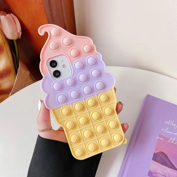 Ice Cream Shell iPhone 7/8 / SE 2020 - Pinkki / Purppura