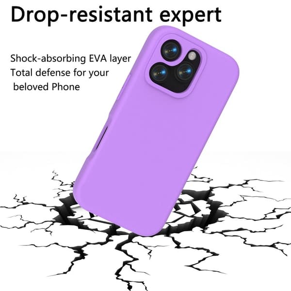 Mobilskal till iPhone 16 Pro Shockproof EVA - Lila Lila