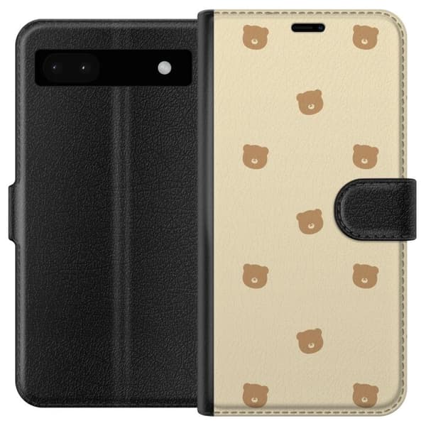 Plånboksfodral till Google Pixel 6a med Björnmönster