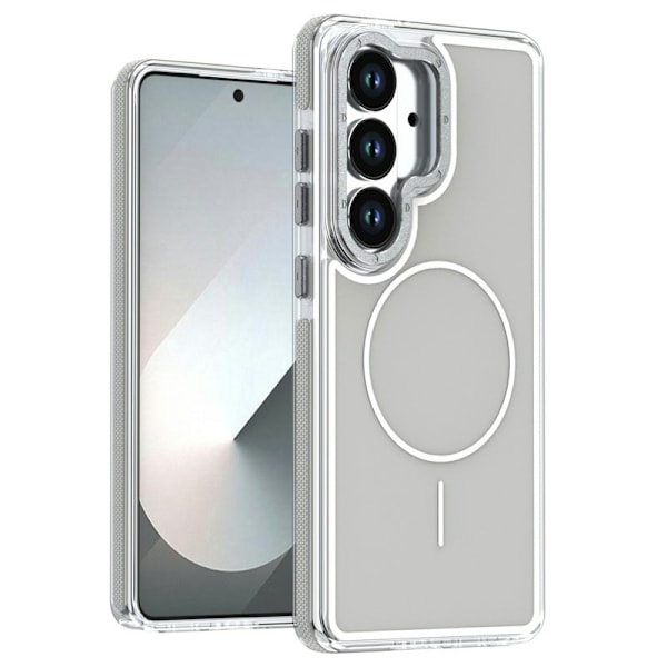 Mobilskal för Samsung Galaxy S26 Plus Magnetiskt Shockproof TPU - Grå
