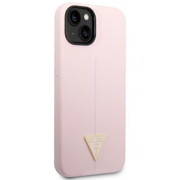 Guess Mobilskal till iPhone 14 / 15 / 13 MagSafe Silicone Triangle