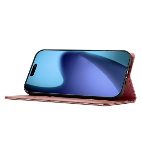 LC.IMEEKE iPhone Air Plånboksfodral Konstläder- Roséguld