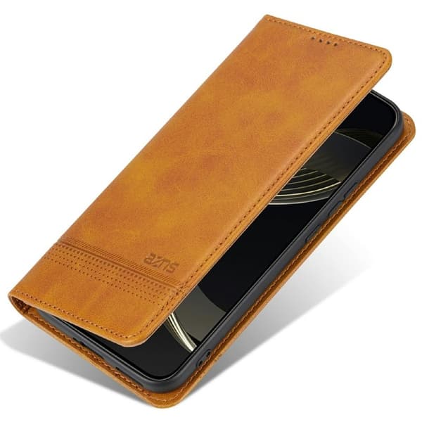 AZNS Samsung Galaxy A26 5G Plånboksfodral Konstläder - Brun